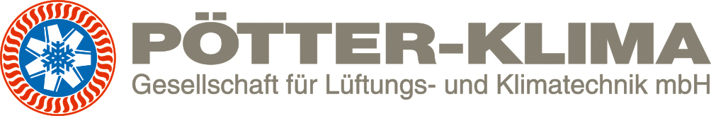Das Logo der PÖTTER-KLIMA Gesellschaft für Lüftungs- und Klimatechnik mbH