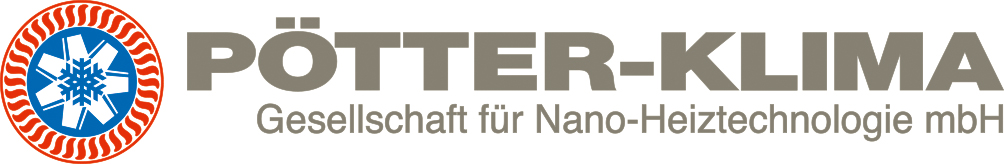 Das Logo der PÖTTER-KLIMA Gesellschaft für Nano-Heiztechnologie mbH